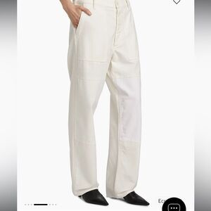 Polo by Ralph Lauren Off-White Chinos Plus Size 14 Wide Leg Coastal Preppy Chic